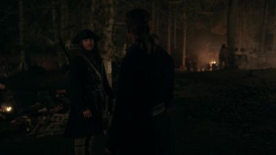 I don't suppose
you'll run without your wife. - Outlander