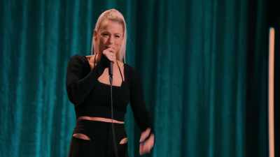 I don't talk about my husband
a ton in my act, - Iliza Shlesinger: Hot Forever