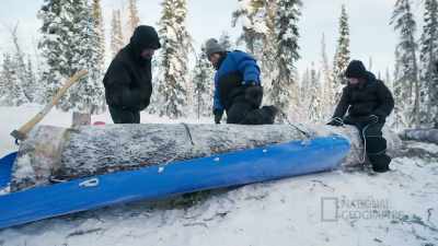 I don't think ain't no
kids your age ever dropped - Life Below Zero: First Alaskans