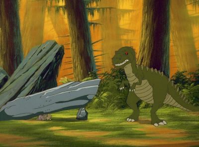 I don't think he can reach us - The Land Before Time V: The Mysterious Island