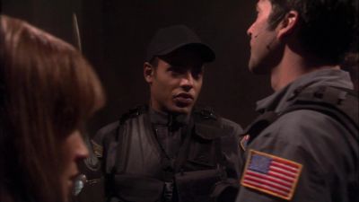 I don't think
he's in a talkative mood. - Stargate Atlantis