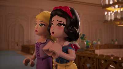 I don't think I'm going to like
where this door goes. - LEGO Disney Princess: The Castle Quest
