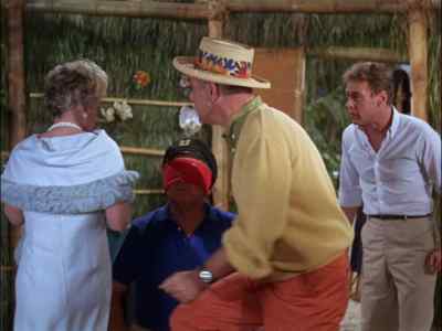 - I don't think he recognized..
- Shh, quite. - Gilligan's Island