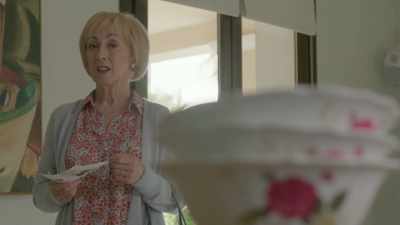 I don't think she'd take
advice from a stranger. - Living the Dream
