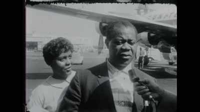 I don't think they should send me unless
they straighten that mess down South. - Louis Armstrong's Black & Blues