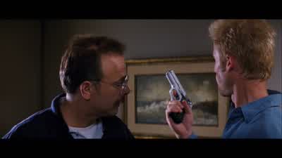 It must be his I don't think they'd let someone like me carry a gunFucking hope not - Memento