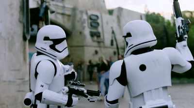 I don't want a pet
that can chew through my armor. - Star Wars: Galaxy's Edge - Adventure Awaits