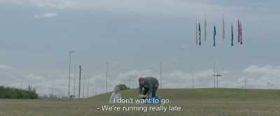 - I don't want to go.
- We're running really late. - Under the Tree