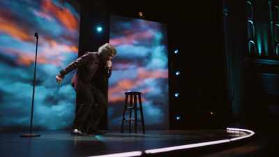 I don't want to live anymore."
(IMITATES CLACKING) - Marc Maron: From Bleak to Dark