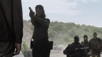 I doubt you want us
firing weapons in here. - Fear the Walking Dead