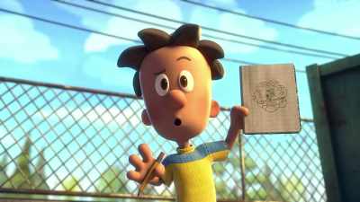 I draw up the art,
bada-bing, bada-boom, - Big Nate