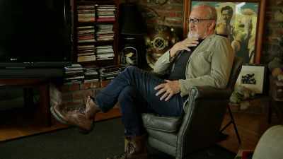 I dressed military.
I had a tank top on, - Hollywood Dreams & Nightmares: The Robert Englund Story
