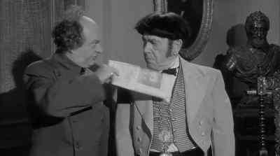 I had enough brains to steal this from - The Three Stooges Go Around the World in a Daze
