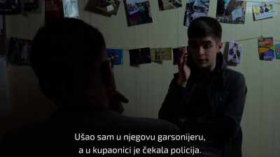 I entered his studio apartment. - Welcome to Chechnya