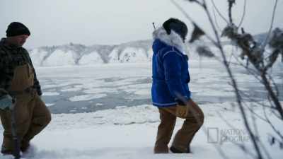 I eventually met my now
husband, Jamey Joseph, - Life Below Zero: First Alaskans