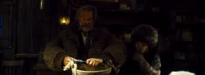 I feel kinda' naked without it. - The Hateful Eight