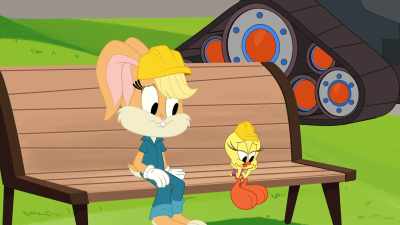 I feel so small and
helpless without my crane. - Bugs Bunny Builders