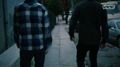I felt something behind me,
and I turned around, - I Was a Teenage Felon