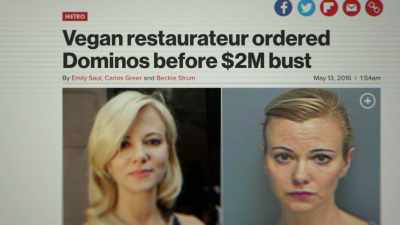 I figured, well,
if I can get in touch with her… - Bad Vegan: Fame. Fraud. Fugitives.