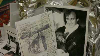 I find some poetry
that Jon had written to Andy. - The Andy Warhol Diaries