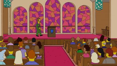 FLANDERS:
And so white-bread Ned - The Simpsons