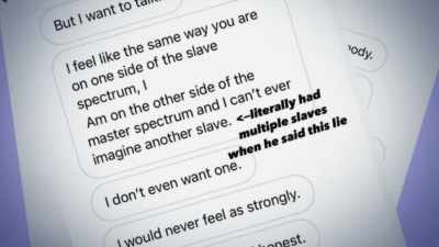 I found more DMs
that were showing more texts, - House of Hammer