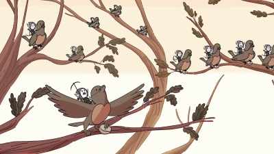 I gathered. [shrieks] - Hilda