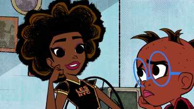 I gave myself a home relaxer, - Marvel's Moon Girl and Devil Dinosaur