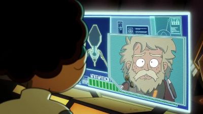 Get out of there! - Final Space