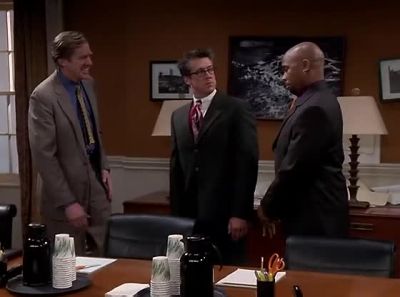 I get it So whenever you're scared - Spin City