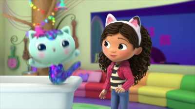 I was getting ready to take a bath, - Gabby's Dollhouse