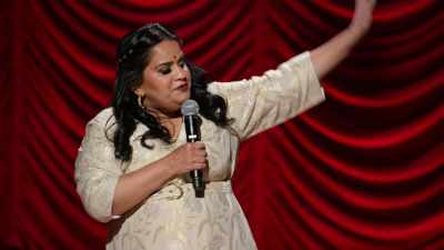 I give her such great ideas
and yet she breezes past security. - Zarna Garg: One in a Billion