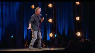 I go, "Did we crash? No, we landed?" - David Spade: Nothing Personal
