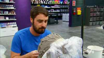 I go in and add
some finishing touches - Face Off