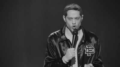 I go, "Very important.
Go to the garage and call the cops." - Pete Davidson: Turbo Fonzarelli