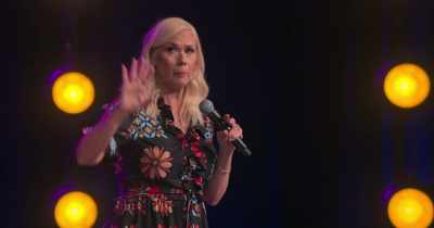 I go to visit my boy and his roommate, - Leanne Morgan: I'm Every Woman
