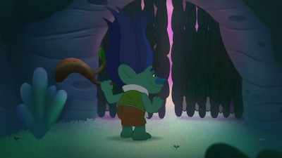 I was going
for my daily 4:00 a. m. swim - Trolls: TrollsTopia