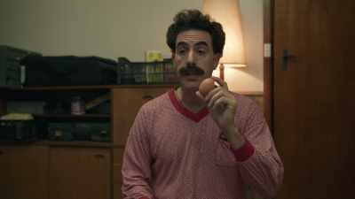 I going to place this
inside entrance of my anoos. - Borat’s American Lockdown & Debunking Borat