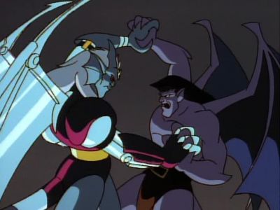 (Goliath grunts) - Gargoyles