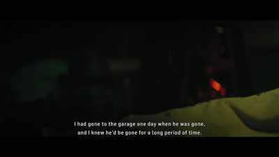 I had gone to the garage
one day when he was gone, - John Wayne Gacy: Devil in Disguise