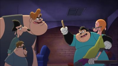 I got a biscotti and I'm not afraid to use it - An Extremely Goofy Movie
