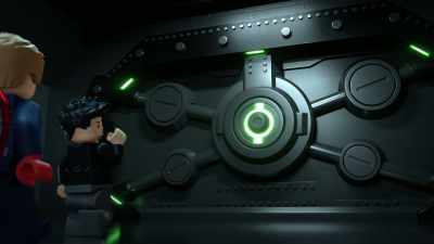 I got a few things
tucked away down here, - LEGO Marvel Avengers: Time Twisted