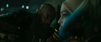 What I got a hickey or somethingJOKER Professor could you pick up the paceCHUCKLES SOFTLYHarleyHello babyKill herHer nanite's disarmedCome on baby - Suicide Squad