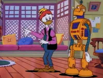 I got a Junior Woodchuck badge - DuckTales