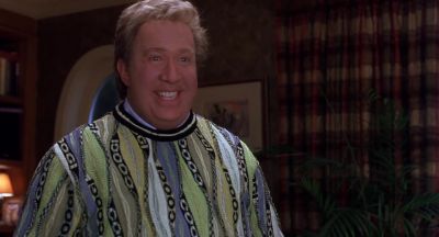 I got a needlepoint sweater and a minivan - The Santa Clause 2