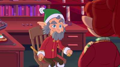 I even got a pin for it.
What's that say? - Glisten and the Merry Mission