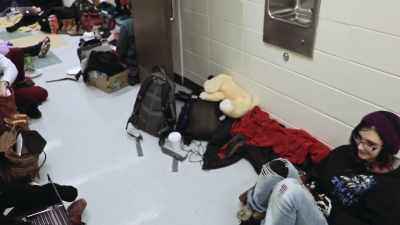 I got my bag,
which is holding open the door, - The Unmaking of a College