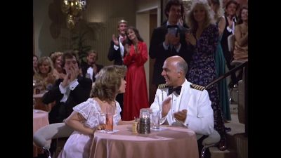 I got to change for my number.
Wish me luck, dad. - The Love Boat