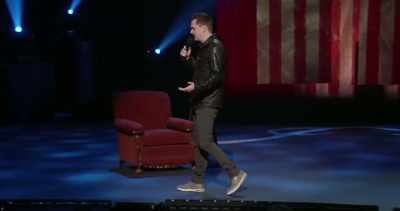 I got my girlfriend pregnant
after knowing her for six weeks. - Jim Jefferies: Freedumb