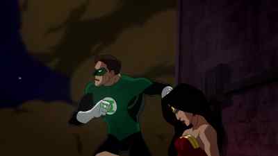 - I got her.
- No. - Justice League: Crisis on Two Earths